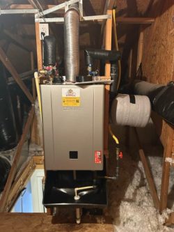 Water heater installation in Willow Spring NC by Bizzy Bee Plumbing